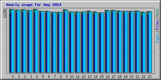 Hourly usage for May 2024