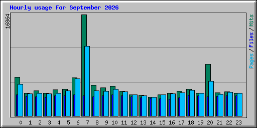 Hourly usage for September 2026